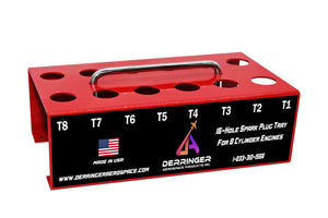 16-Hole Spark Plug Tray – Designed for 8-Cylinder Engines