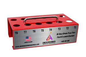 16-Hole Spark Plug Tray – Designed for 8-Cylinder Engines